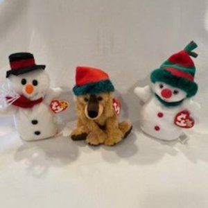 TY BEANIE BABIES, LOT OF 3